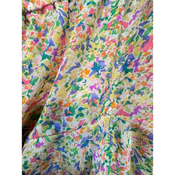 Dress Forum Los Angeles Womens Casual Floral Skort Lightweight Size M Multicolor - Picture 7 of 11